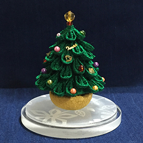 クリスマスツリー（ちりめん） ／ 2015.12