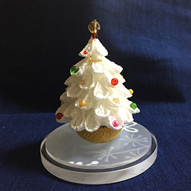 ホワイトツリー（ちりめん） ／ 2015.12